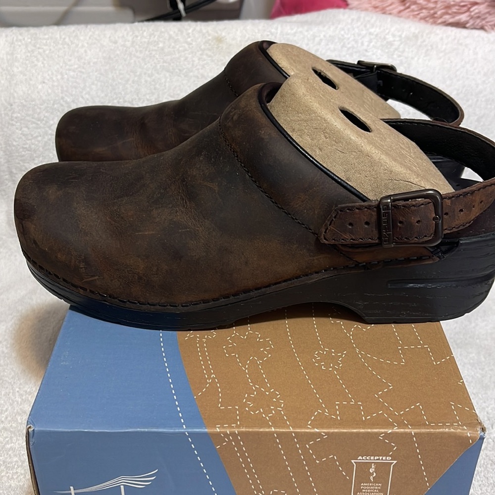 Dansko Open Back With Strap Clogs - image 3